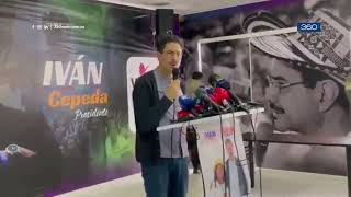 Iván Cepeda asegura que no han encontrado fraude en resultados de primera vuelta hasta el momento