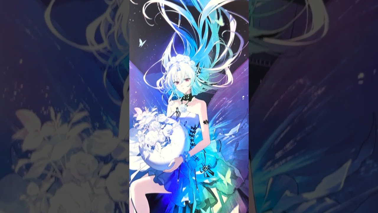 台湾限定　劇場版　空の境界　特典A3 (レア)ホログラム加工ポスター オーロラアート / ホログラフィック印刷 A3サイズ 「星の産声」 【久賀