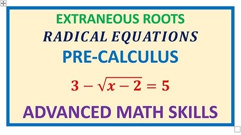 Solve equation with square root 2