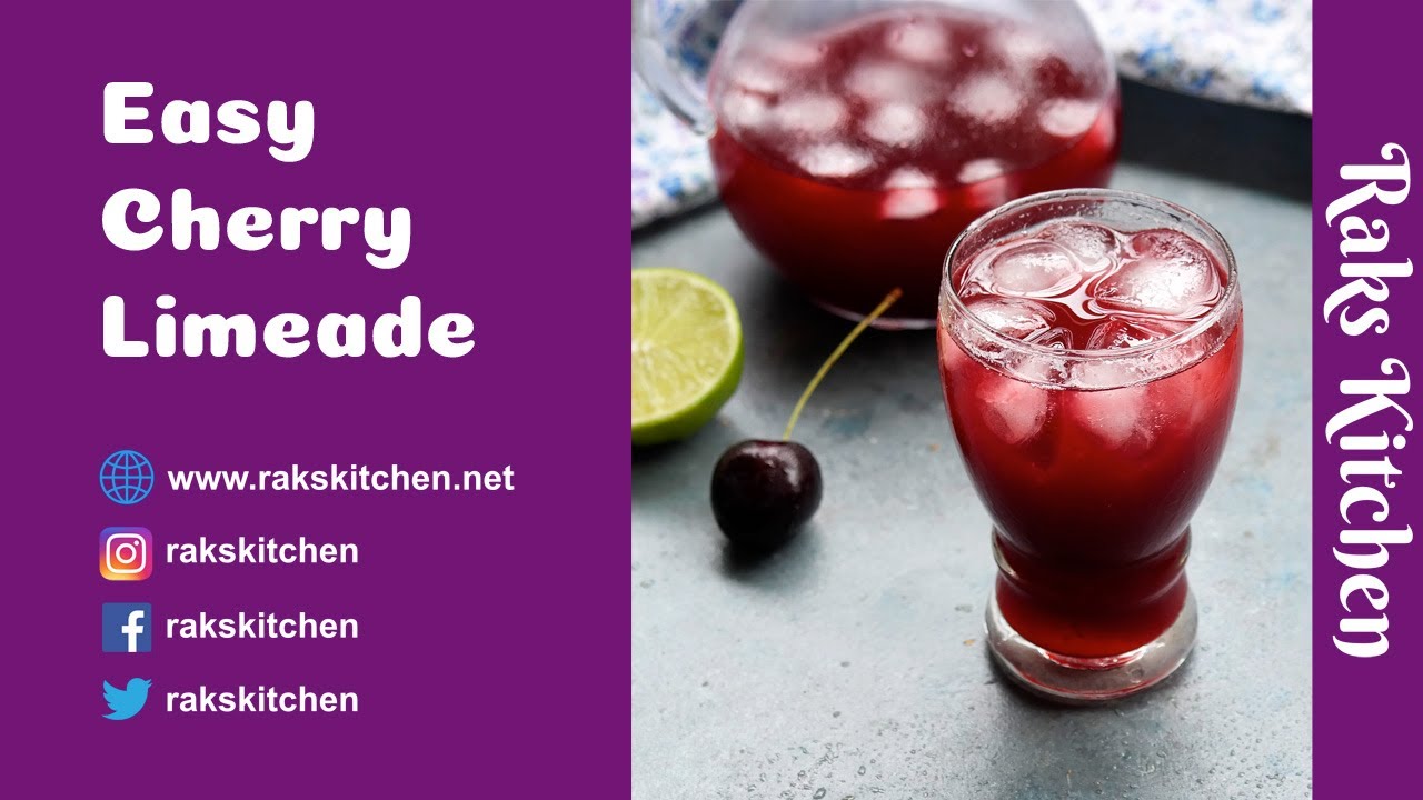 Cherry limeade, easy cherry limeade - YouTube