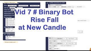 Vid 8# Binary Bot New Candle RF