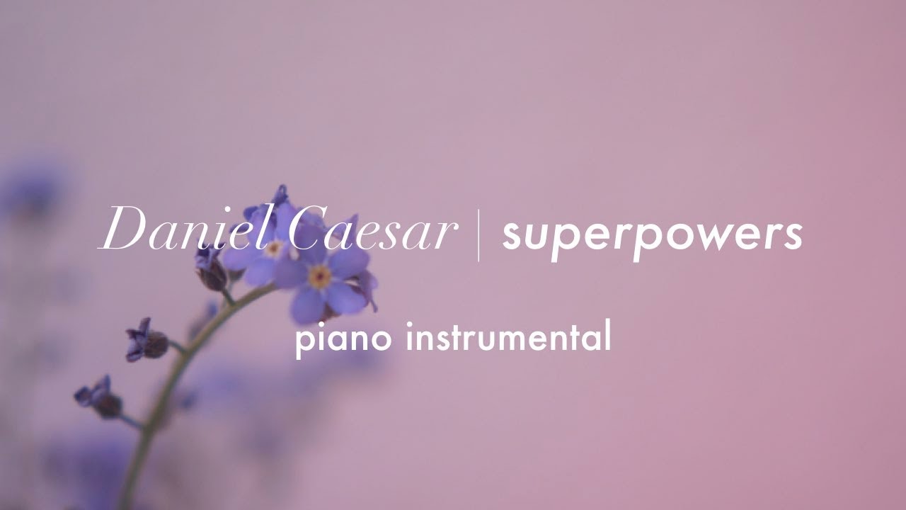 Daniel Caesar - Toronto 2014 (with Mustafa)  Piano Instrumental (Karaoke &  Lyrics) 