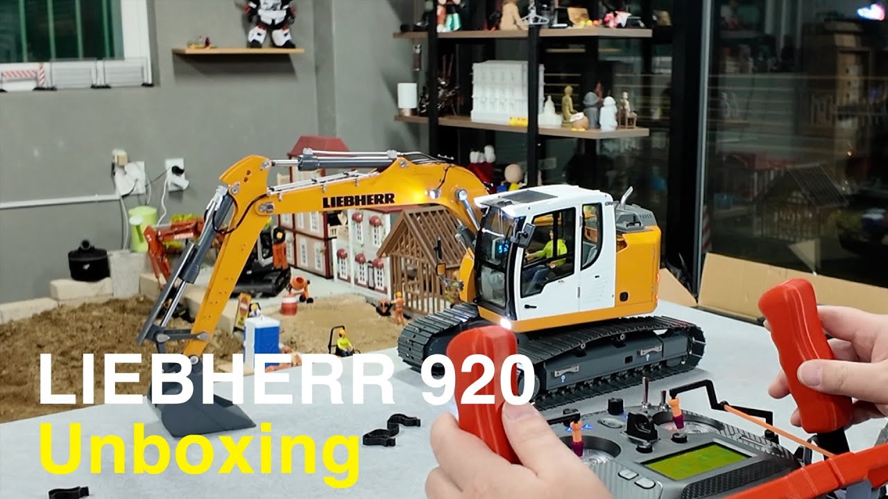 JDM사의 신제품 립헬920 굴삭기 unboxing~ #LIEBHERR920 #jdm-208