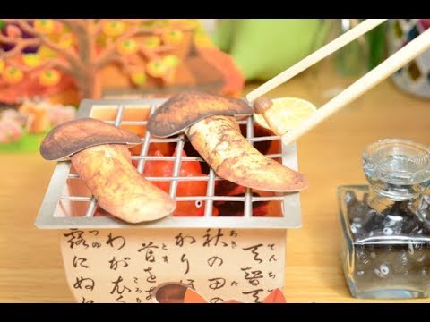 Stopmotion cooking -mushroom BBQ-[Miniature/ASMR]