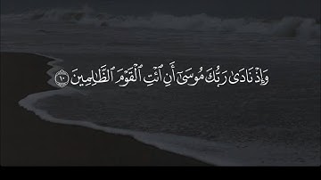 ما تيسّر من سورة الشعراء (10-45) للقارئ محمد اللحيدان
