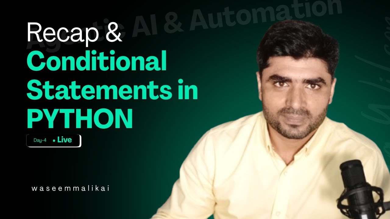 Day 05: Python Conditional Statements  |How to make Decision Logic