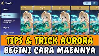 COMMANDER AURORA AUTO WIN!! CARA MAIN PALING GAMPANG 😱🔥 | MAGIC CHESS GO GO