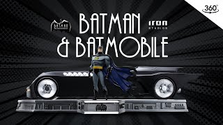 Batman & Batmobile | Statue Reveal - Iron Studios