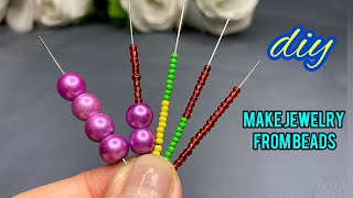 how to make easy bead bracelets // bracelet making