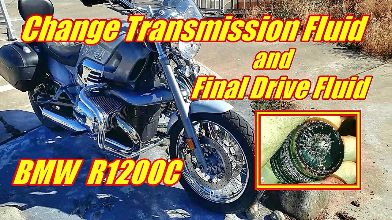 BMW R1200C Change Transmission Fluid & Final Drive Fluid 1997 - 2004 R1150 R1100