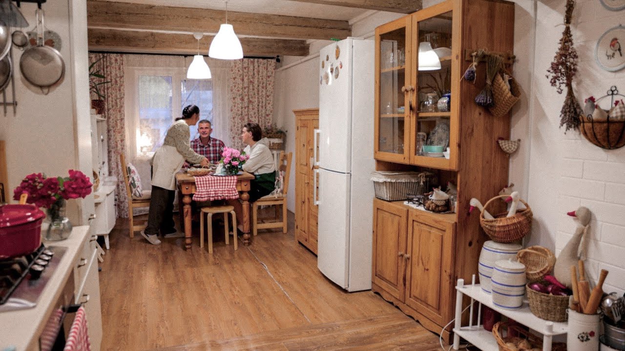 Little happiness in simple everyday life. Cozy country house: Herbarium, cooking and decor