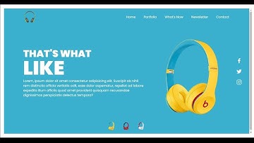 Responsive Headphone 🎧 Website | Using Html, Css and Javascript. (Codic Gyan)
