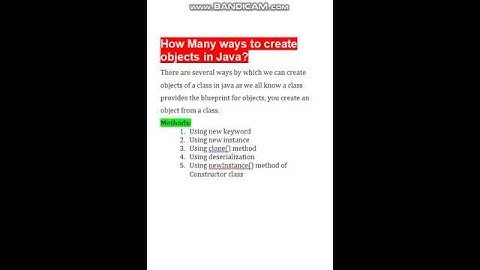 How Many ways to create objects in Java? IBS Software Interview Question #java  #javainterview