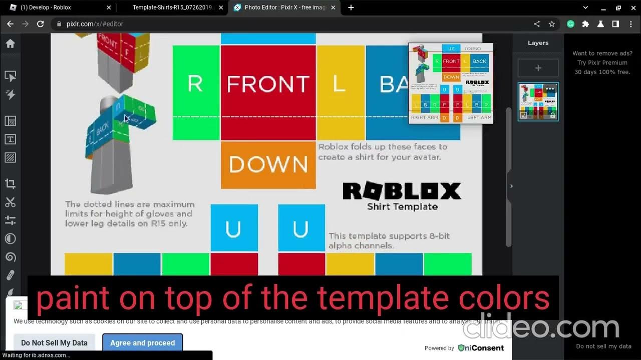 How to make roblox clothes shirt youtube