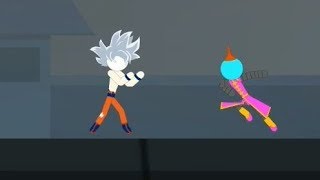 Goku Ultra Instinct Vs Zenos Attendants Stick Fight Stick Shadow War Fight