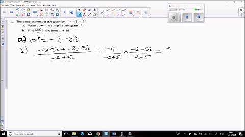 Pure Core 1 Revision Complex Numbers Q1
