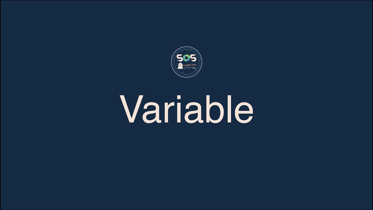 SOS 11 | Python Variable - YouTube