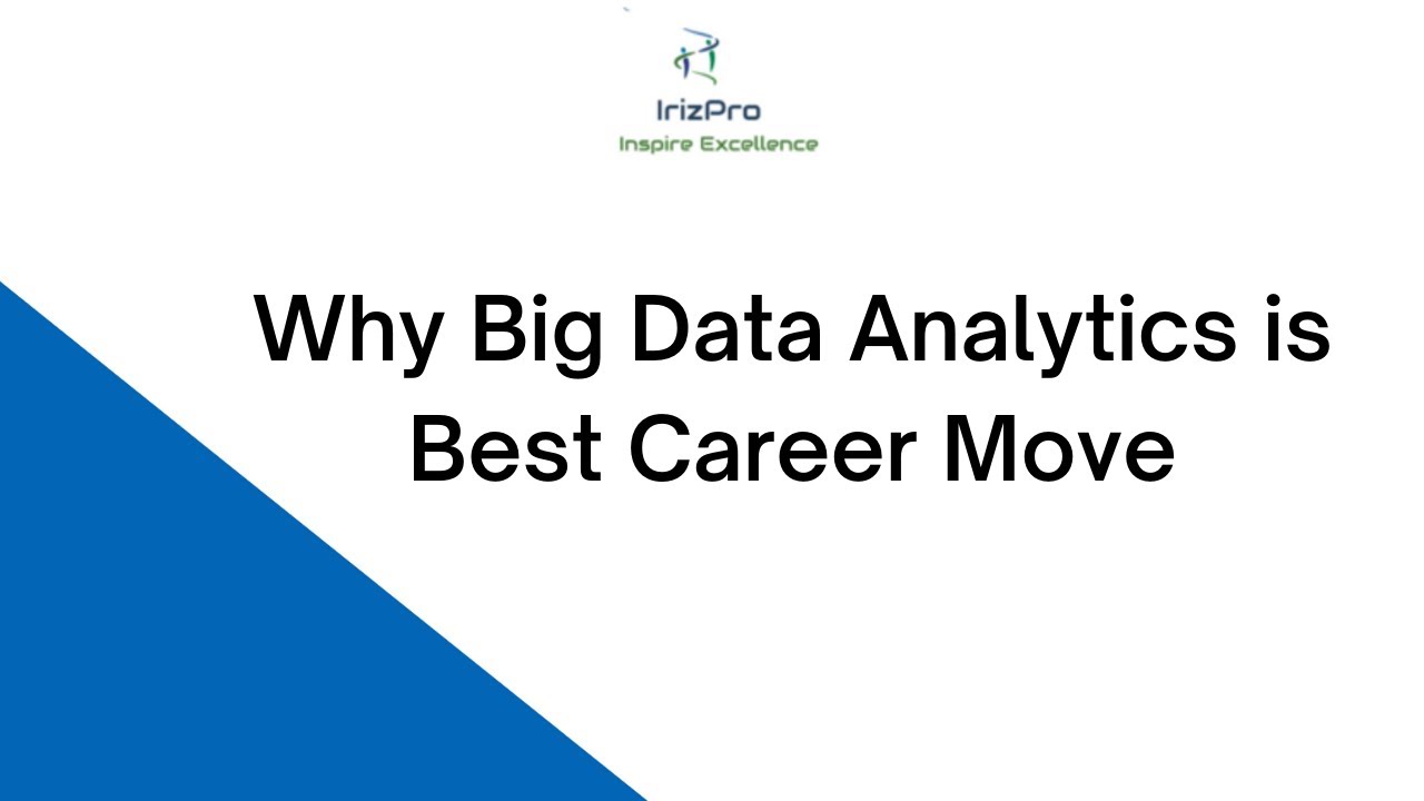 5 Reasons why Big Data Analytics is the Best Career Move!!!