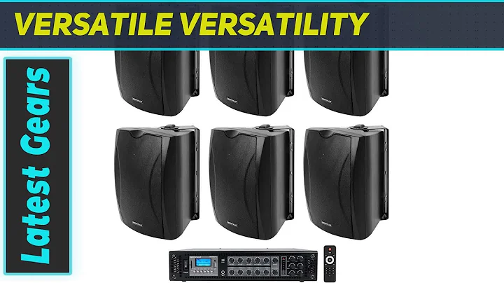 Rockville RCS180-6 and WET-5B Commercial Wall Speakers Review