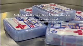 Keep your Packages Protected with the VSA1825 Automatic L-Sealer/VST1710 Shrink Tunnel