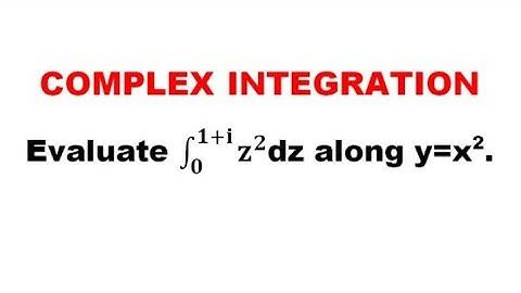 Complex Integration-Most important problem with solution