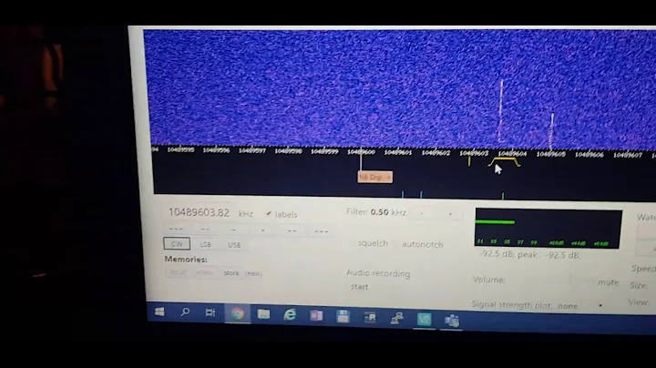 Transmitting CW carrier via Es'hail QO-100 with poor setup
