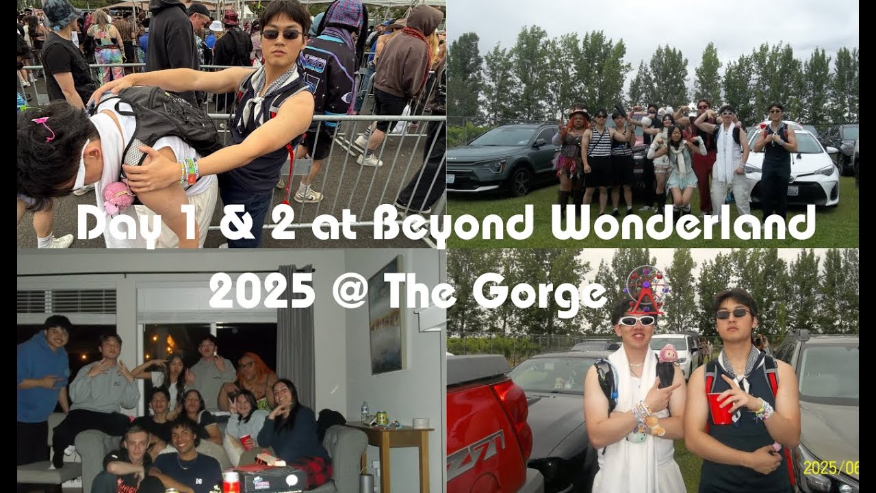 Day 1 & 2 at Beyond Wonderland 2025 @ The Gorge 🎡