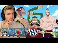 who ARE these guys?? | One Piece REACTION Episode 148   149