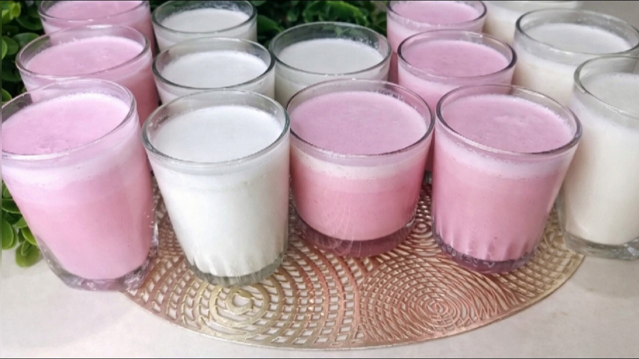 الزبادي❗زبادي ساده و بالفراوله❗بأسهل وأنجح طريقة على الإطلاق❗موفر واقتصادى لزوم سحور رمضان