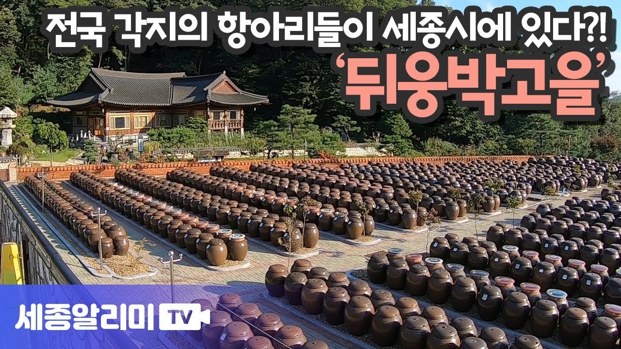 전국 각지의 항아리들이 세종시에 있다?!! 뒤웅박고을