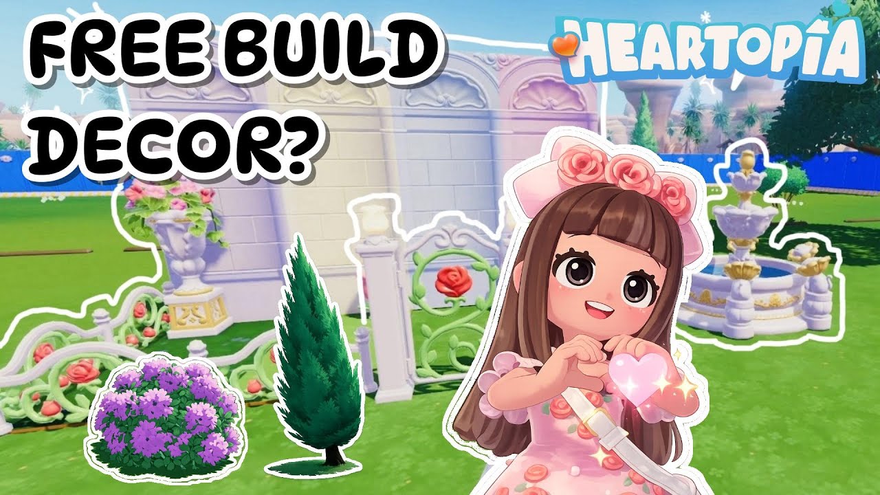 How to unlock CASTLE DECOR & LANDSCAPING!🩷Heartopia🩷
