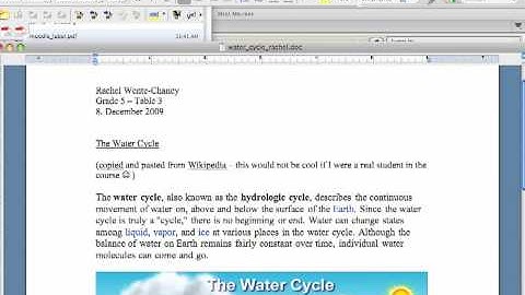 Viewing and Grading an Assignment in Moodle