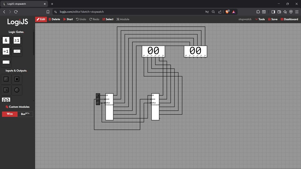 Sequential Timer Circuit Using Multiple Timer Hour timer made using sequential circuits - YouTube