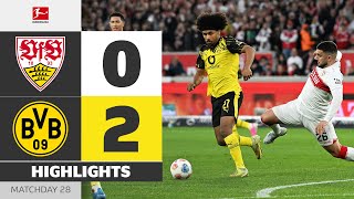 Injury-Time Drama Vfb Stuttgart - Borussia Dortmund Highlights Matchday 28 Bundesliga 2526