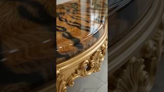 Making a Luxury Tiger-Inspired Epoxy Table (Ultimate Transformation) #EpoxyResin #tiger #Shorts