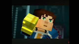 Admin fight|but I added gold protocol|minecraft story mode|