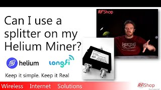 Can I use an RF splitter on my Helium Miner ?
We noticed a lot of questions and comments about splitting antennas to get better performance from a Helium miner. In this video we discuss the way it would work, and highlight the pitfalls of such an RF Splitter at LoraWAN 915MHz (or the other ISM / IoT bands for Helium) but also present an options to have it working using two directional 4G antennas instead.
For product specific information please visit https://rfshop.com.au/product-category/antennas/helium-mining/ Can I use an RF splitter on my Helium Miner ?