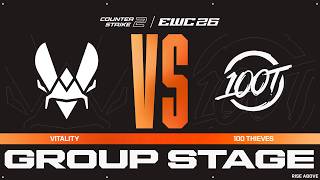 Vitality vs. 100 Thieves | CS2 at EWC 26 - Group Stage - VOD