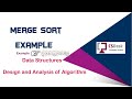 Merge Sort example in tamil || Data Structure