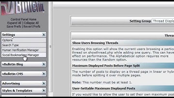 vBulletin 4 - Add Facebook & Twitter Bookmarking Buttons