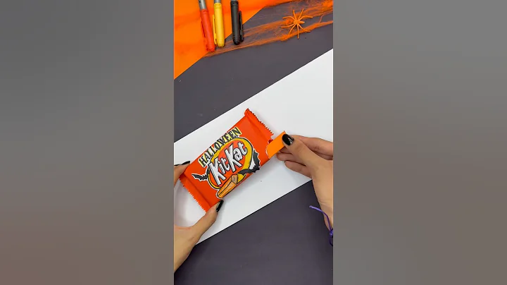 DIY Halloween Paper Gift Idea 👻✨ #shorts #diy #gift #art #tutorial #craft #artist #draw #painting