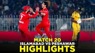 PSL 9 | Full Highlights | Islamabad United vs Peshawar Zalmi | Match 20 | M2A1A screenshot 4