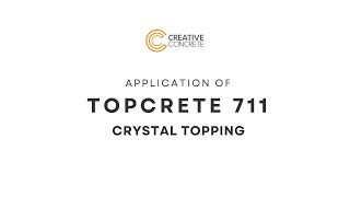 TopCrete 711 Crystal Topping Pool Finish | How to apply | Step-by-Step Pool Finish Guide