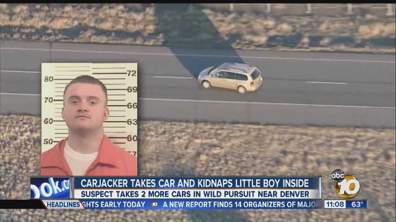 Man suspected of stealing SUV with child inside under arrest after high ...
