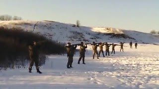 Видео Бойцы АТО, в знак примирения, сыграли на трембите для российских солдат на Донбассе (автор: Могутня Україна!)