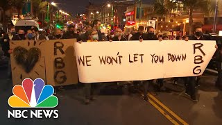 Hundreds Gather Across U.S. To Mourn Justice Ruth Bader Ginsburg | NBC News