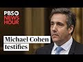 WATCH LIVE: Former Trump lawyer Michael Cohen testifies before the House Oversight Committee