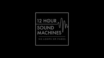 Brown Noise Sound Machine | 12 Hours (Black Screen)