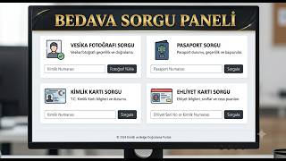 BEDAVA SORGU PANELİ 2027 APEX SYSTEM PLAKA   TAPU   VESİKA   E OKUL SORGU