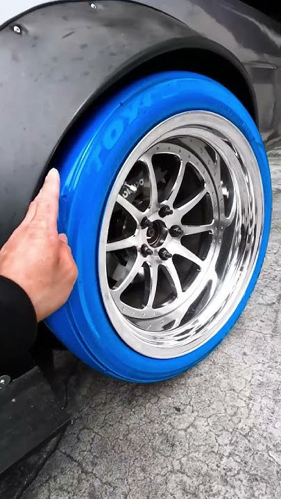 Синяя резина для дрифта #toyo #drift #toyotires #automobile - YouTube